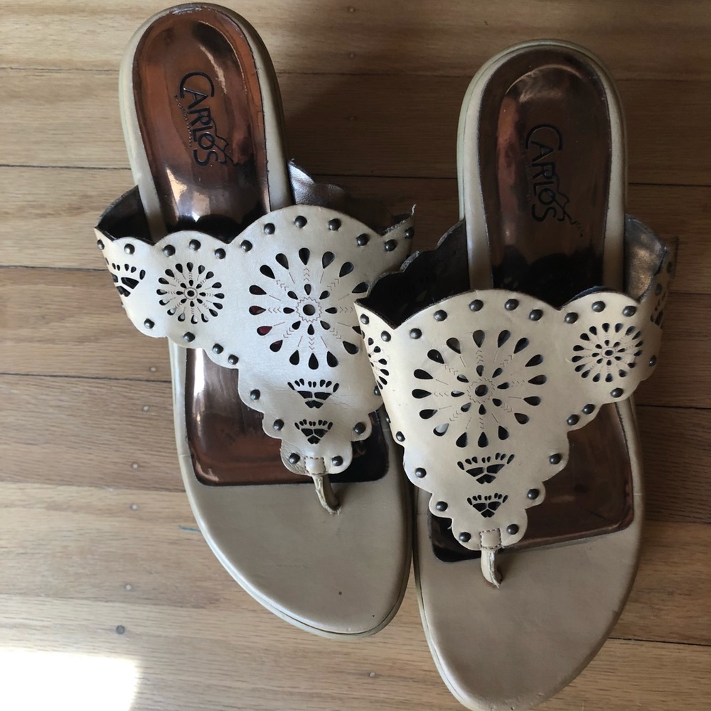 Carlos Santana heel sandals